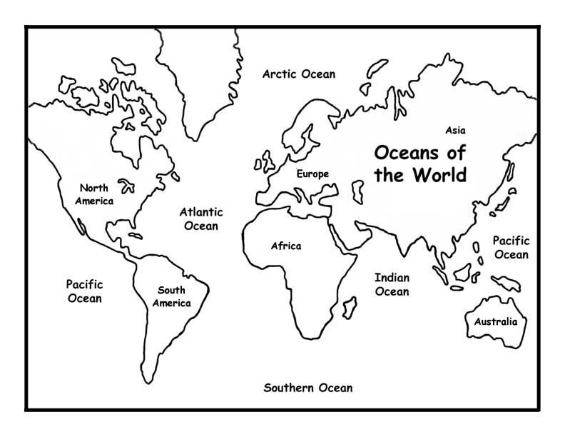 oceans of the world coloring pages - photo #1