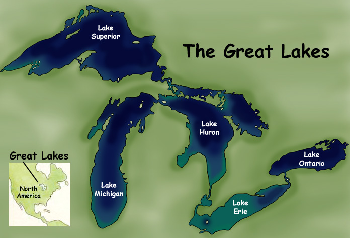 all the great lakes