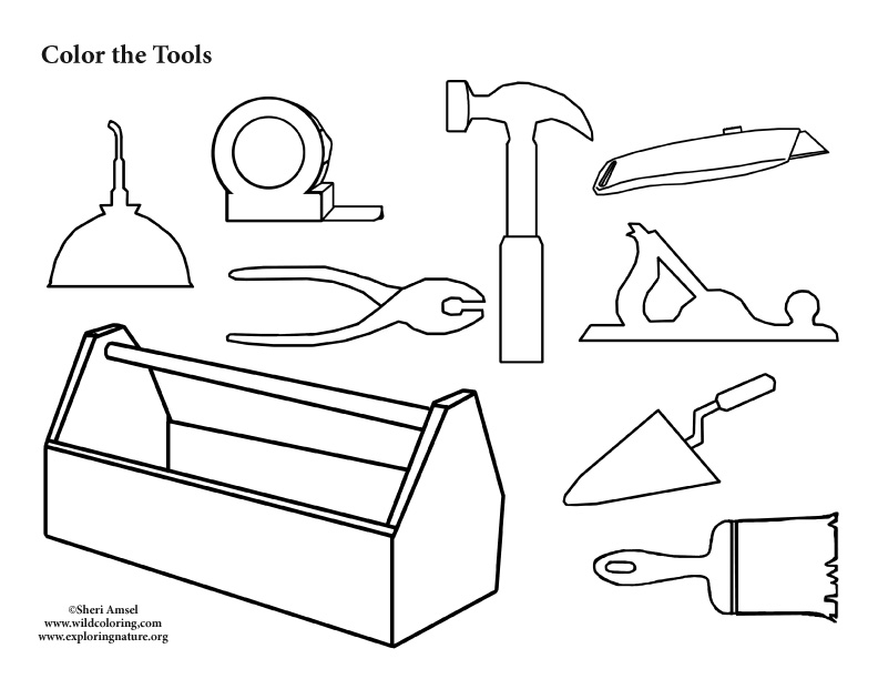 Coloring Pages Of Tools 10