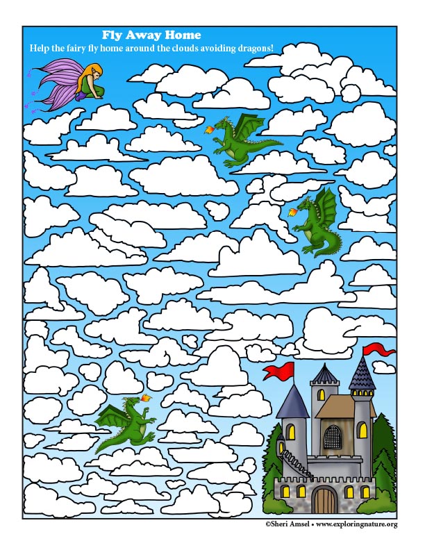 Fly Away Home Fairy Maze