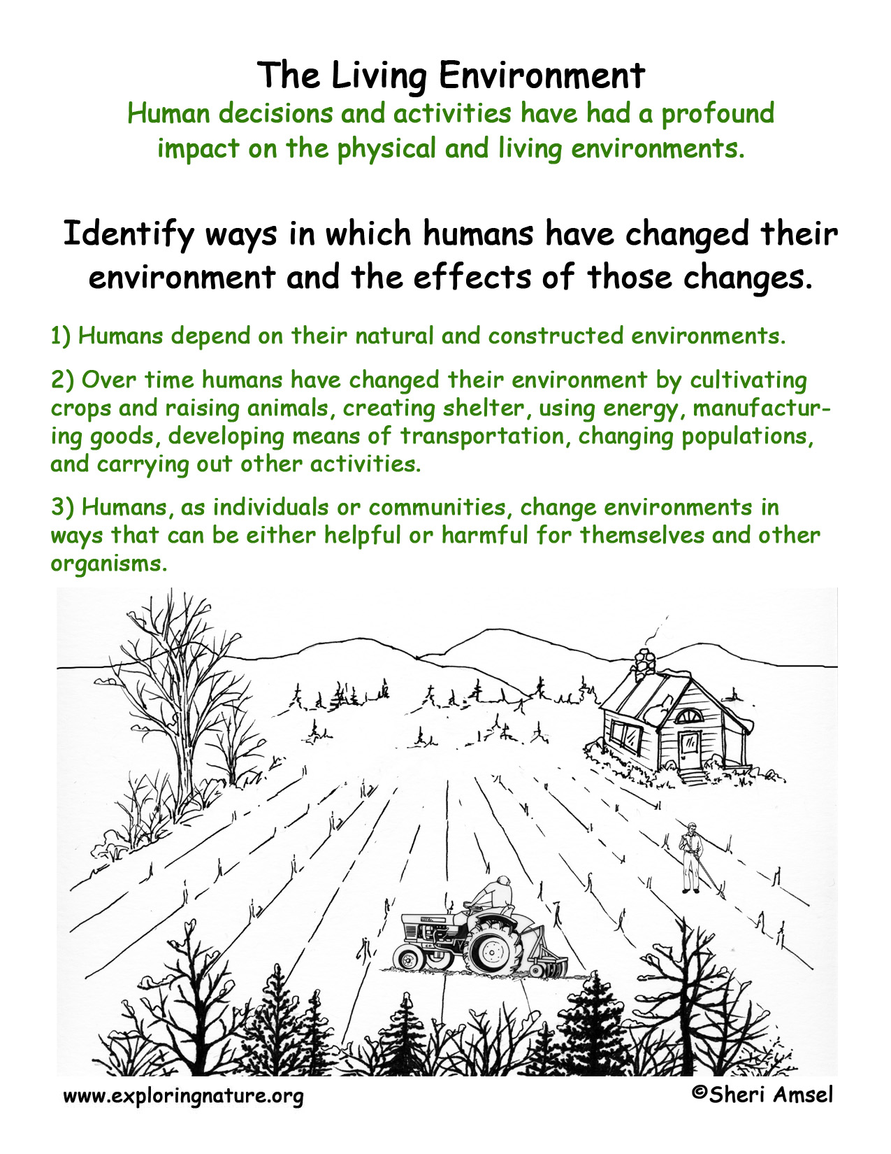 Living Environment: Humans & the Environment