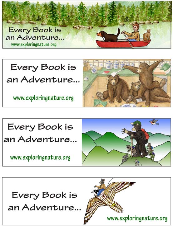 Adventure Bookmarks - Full Color