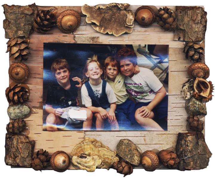 make your own nature frame