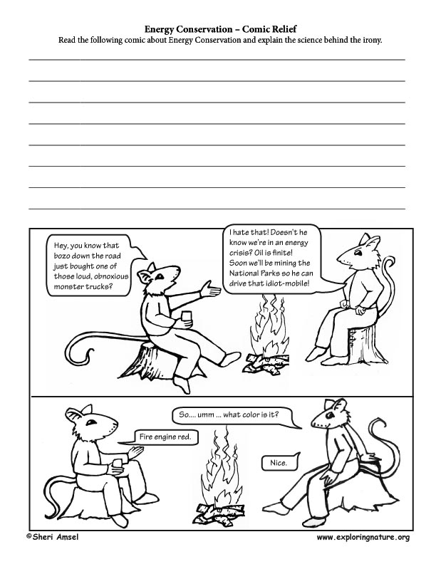 Energy Conservation – Comic Relief