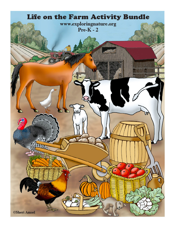 Life on the Farm Activity Bundle - Pre-K-2